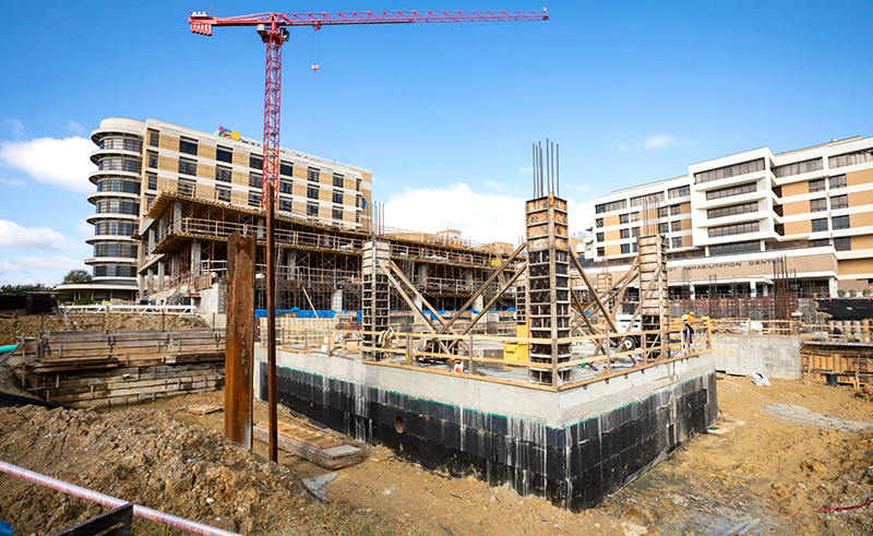 Construction continues on the Children's of MS Expansion